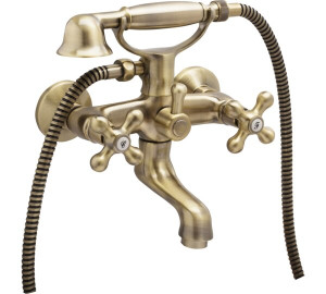 Mezclador de baño con kit Bronce New Regent Classic